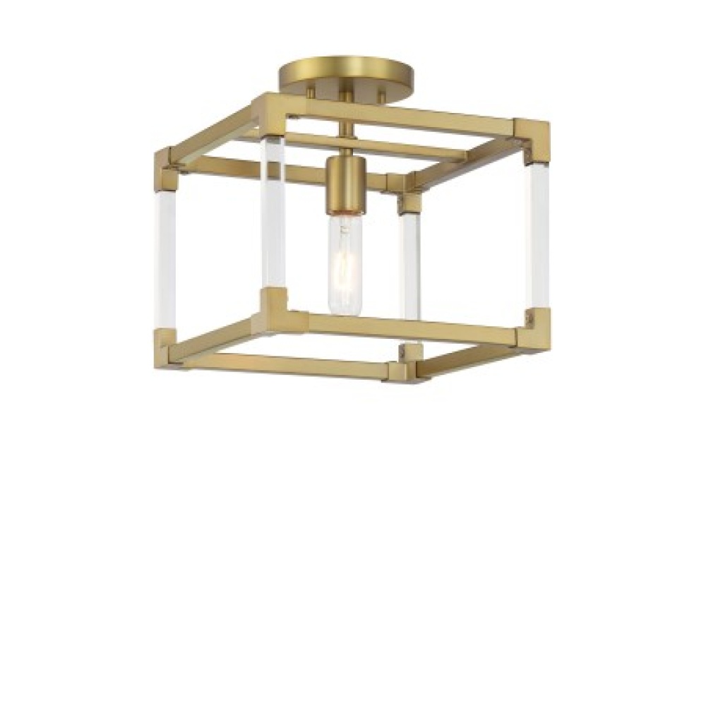 1 LIGHT SEMI FLUSH