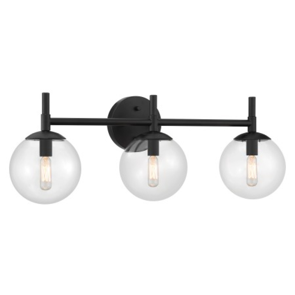 3 LIGHT, BATH FIXTURE IN METAL