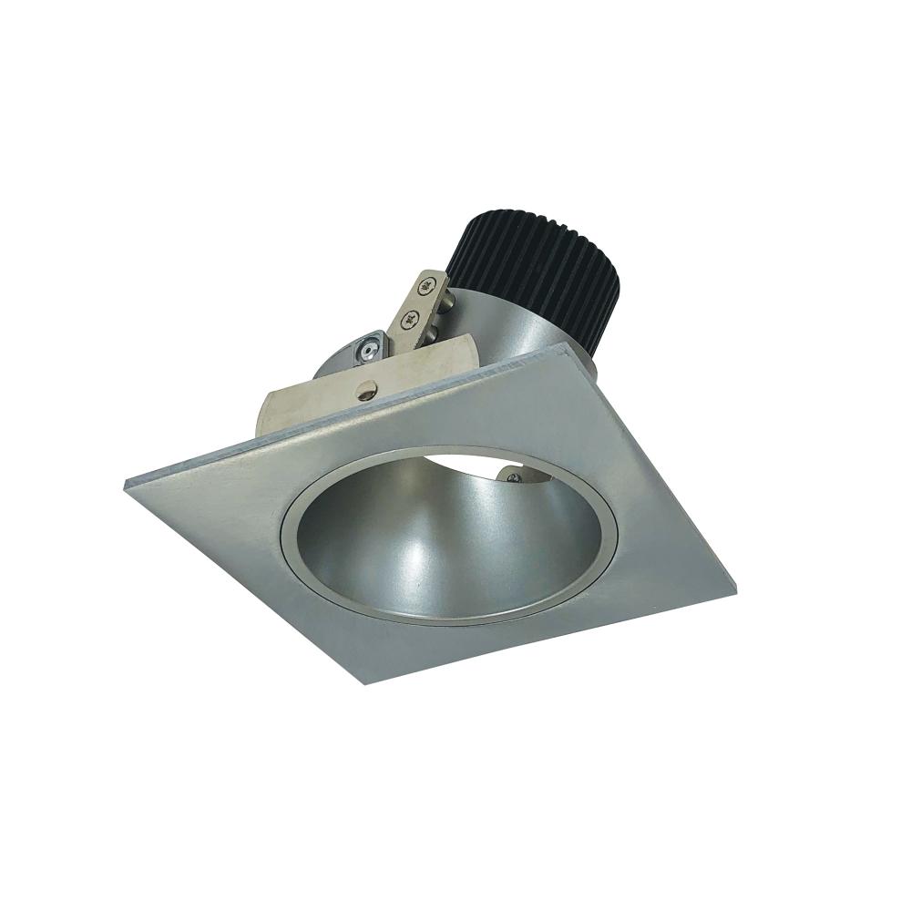 4" Iolite LED Square Adjustable Reflector with Round Aperture, 800lm / 14W, 5000K, Natural Metal
