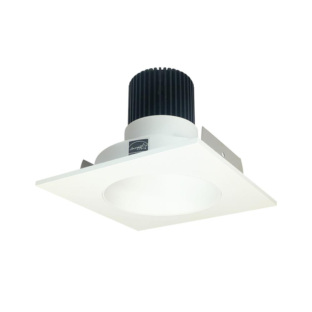 4" Iolite LED Square Reflector with Round Aperture, 10-Degree Optic, 800lm / 12W, 4000K, Matte
