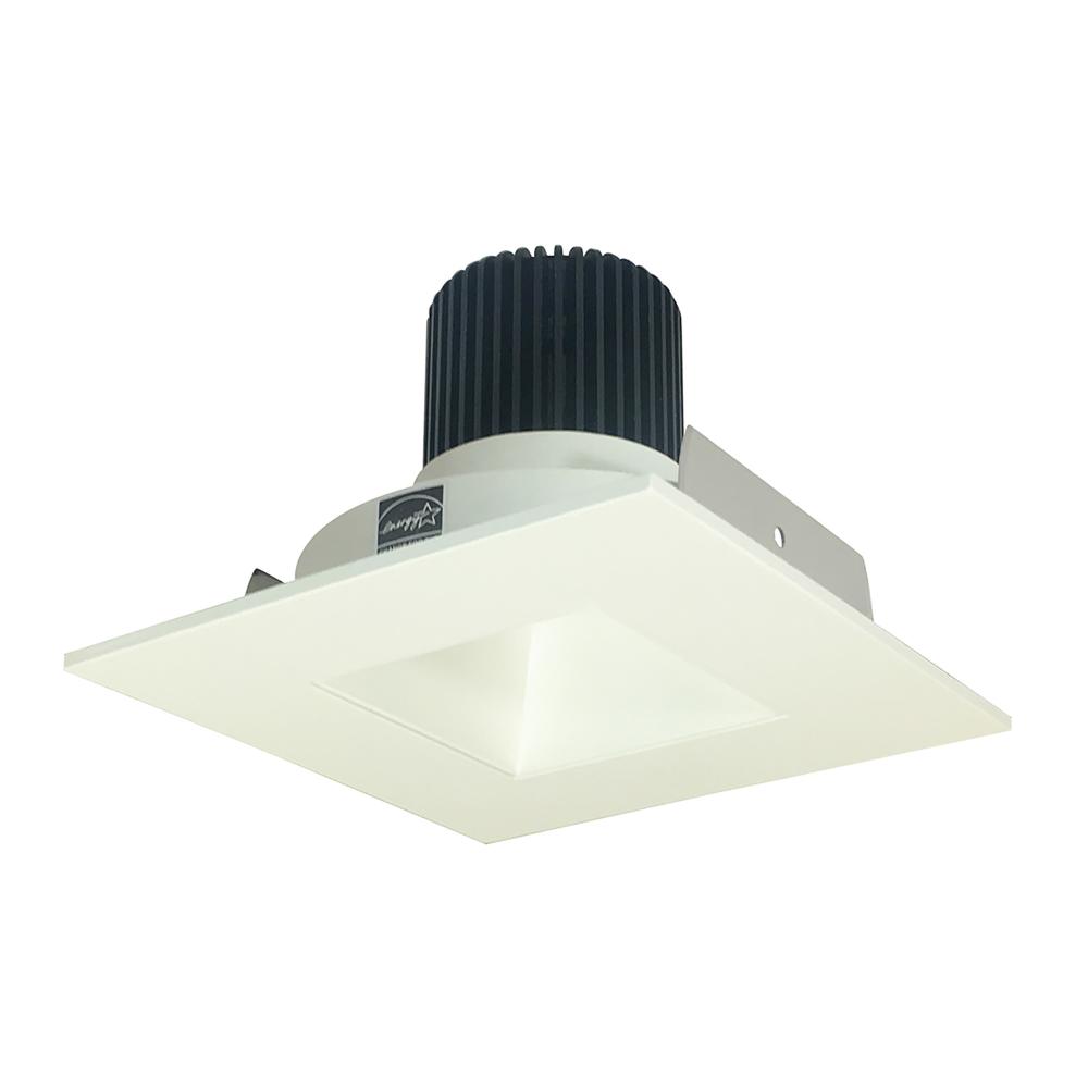 4" Iolite LED Square Reflector with Square Aperture, 1000lm / 14W, 3500K, White Reflector /