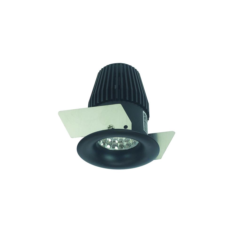 1" Iolite LED BWF Round Bullnose, 600lm, 3500K, Black Reflector / Black Flange
