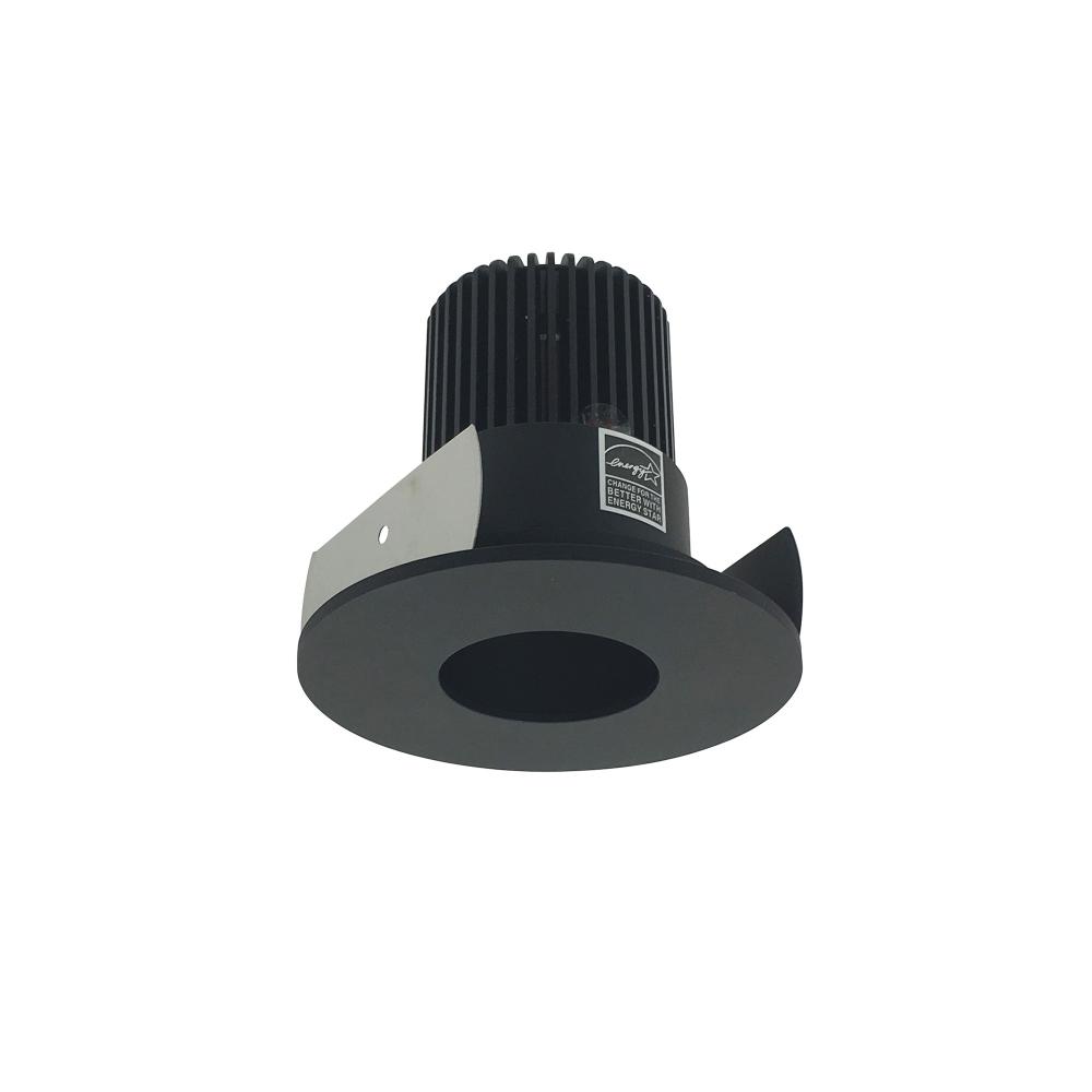 2" Iolite LED Round Pinhole, 10-Degree Optic, 800lm / 12W, 4000K, Black Pinhole / Black Flange