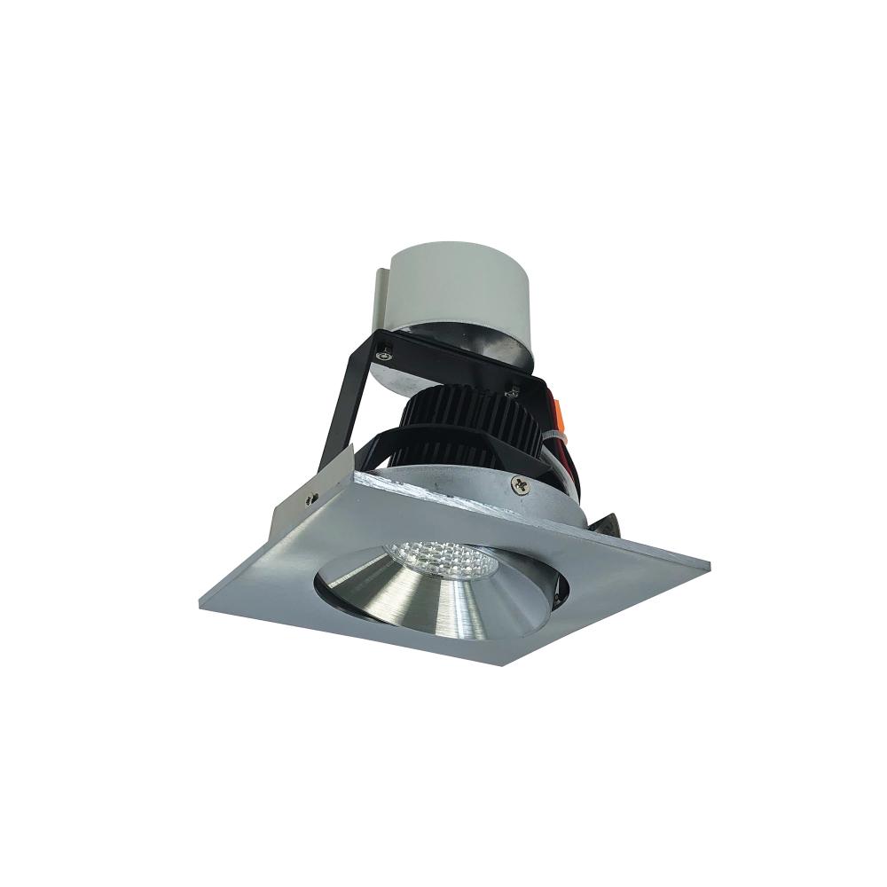 4" Iolite LED Square Adjustable Cone Retrofit, 800lm / 12W, 5000K, Natural Metal Reflector /