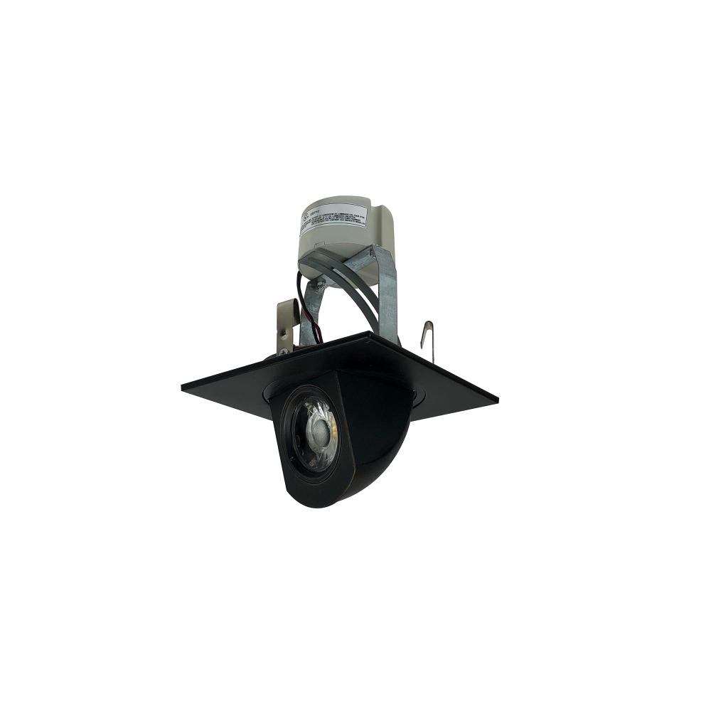 4" Cobalt Retrofit Elbow Square, 1000lm, 4000K, Black