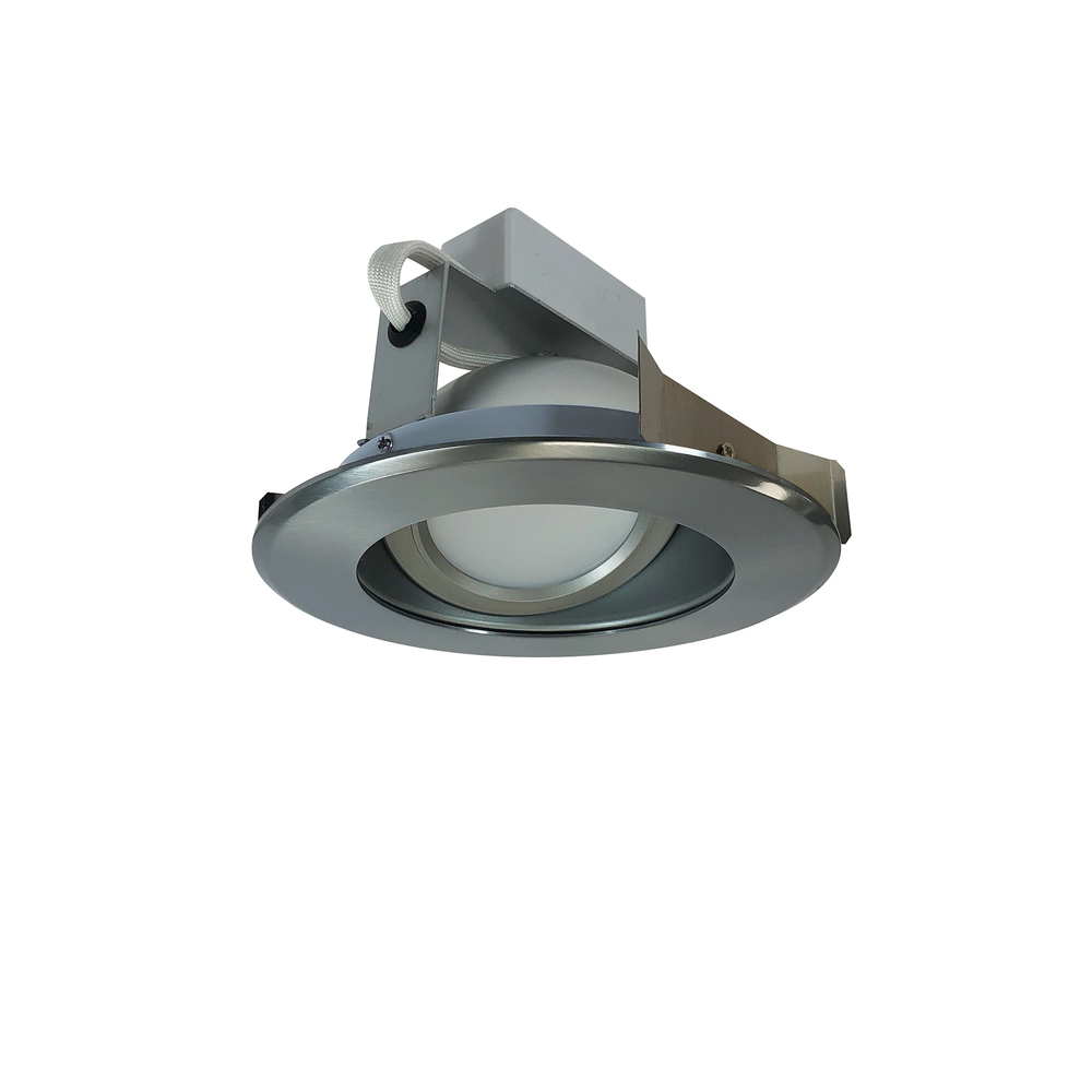 5" Cobalt Adjustable LED Retrofit, 1200lm / 14W, 3500K, Haze Reflector / Natural Metal Flange