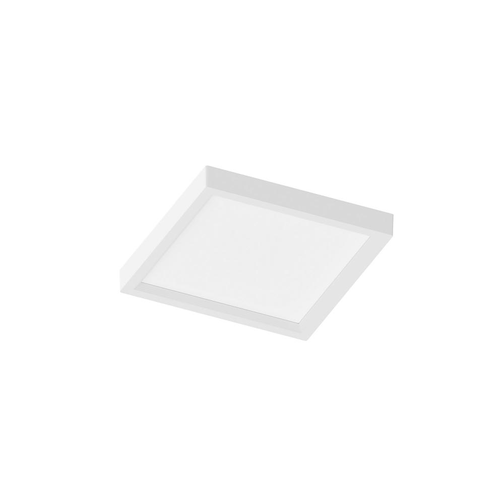 4" SURF Square LED Surface Mount with Dedicated CCT, 750lm / 11W, 4000K, Matte Powder White