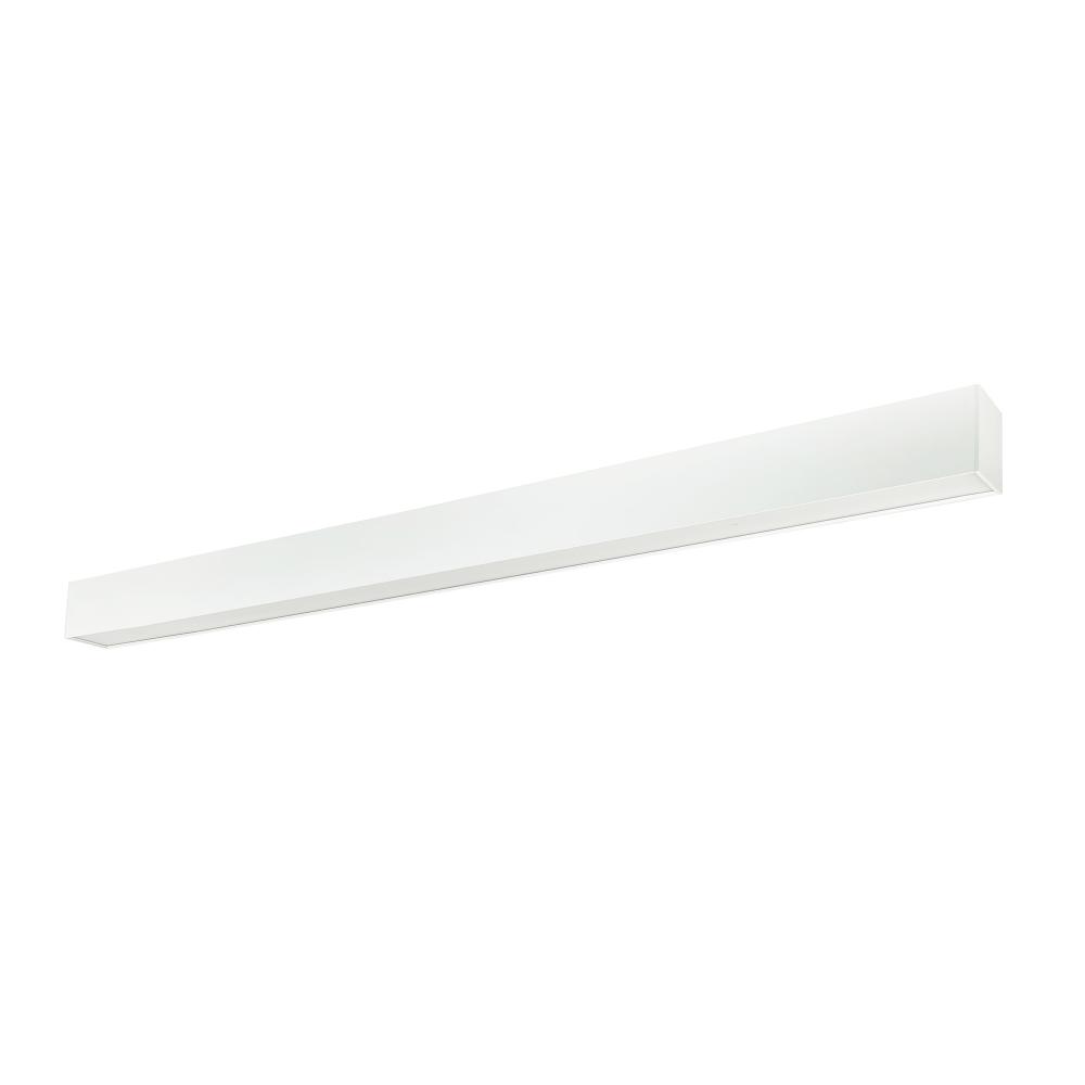 8' L-Line LED Indirect/Direct Linear, 12304lm / Selectable CCT, White Finish