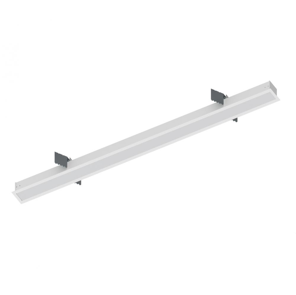 4' L-Line LED Recessed Linear, 4200lm / 3000K, White Finish
