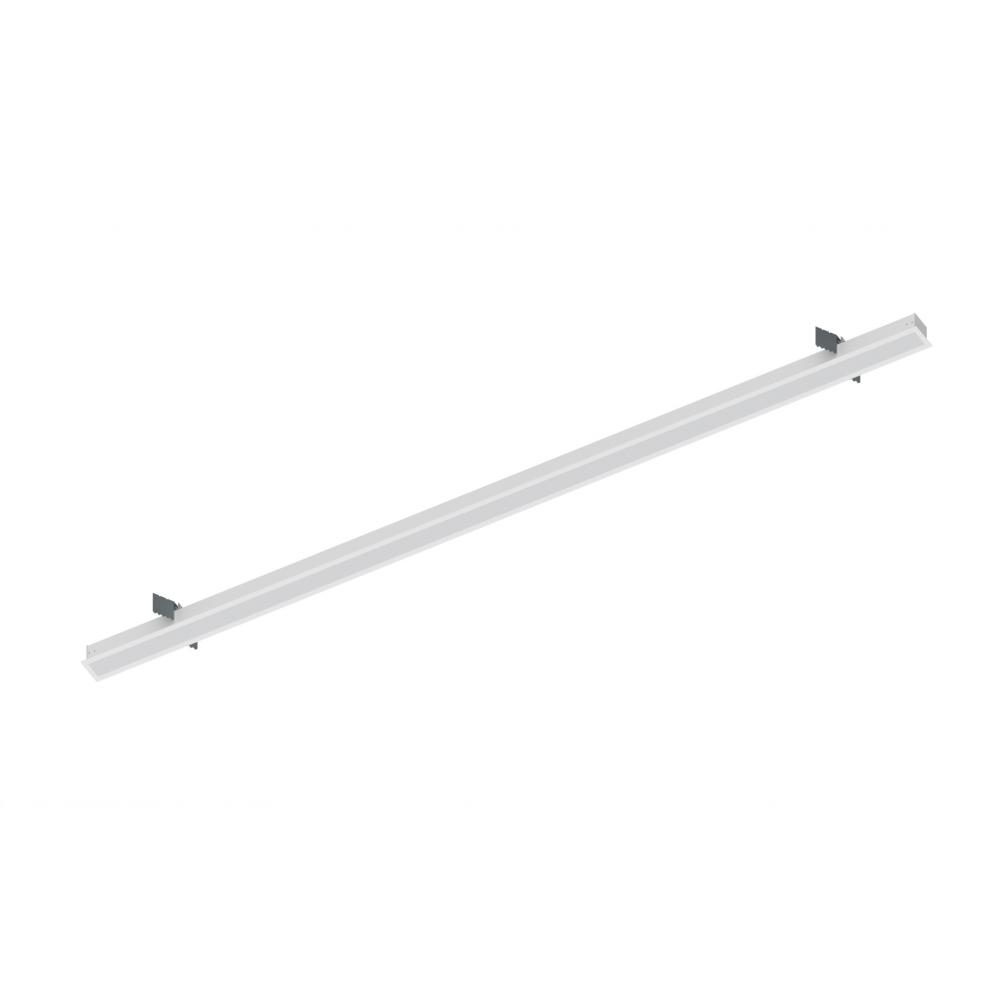 8' L-Line LED Recessed Linear, 8400lm / 3000K, White Finish