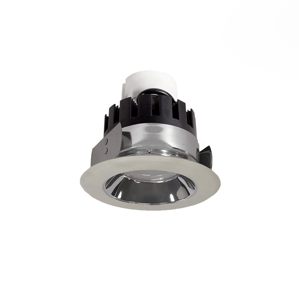 4" Marquise III Retrofit, Clear Reflector/White Flange, 120-277V; 0-10V Dimming, 1300lm / 12W,