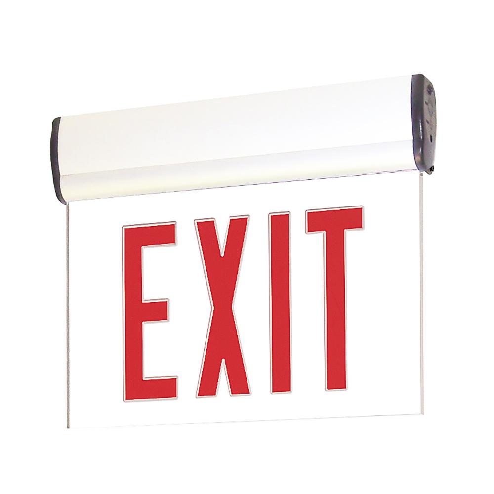 EXIT ADJ AC 1F RED/CLR WHITE