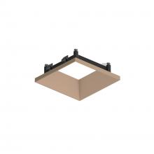 Nora NAPT-3SDNWD - 3" Apollo Square Flangeless Downlight Trim, Wheat Diffused Finish