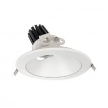 Nora NC3-89L440SMPW - 8" Sapphire III Round Adjustable Reflector, 3500lm, 4000K, Spot Optic, Matte Powder White