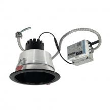 Nora NCR3-61L140FC12BB - 6" Sapphire III Retrofit, Black Reflector/Black Flange, 120-277V; 0-10V Dimming, 900lm / 11W,