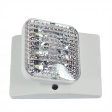 Nora NE-871LEDW - Emergency LED Single Square Head Remote, 1x 1W, 75lm, White