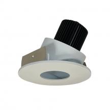 Nora NIO-4RPHA35QWW - 4" Iolite LED Round Adjustable Pinhole, 10-Degree Optic, 800lm / 12W, 3500K, White Pinhole /