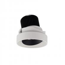 Nora NIO-4RTLA35QBW - 4" Iolite LED Round Trimless Adjustable, 10-Degree Optic, 800lm / 12W, 3500K, Black Adjustable /