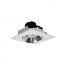 Nora NIO-4SC27XCMPW/10 - 4" Iolite LED Square Adjustable Cone Reflector, 1000lm / 14W, 2700K, Specular Clear Reflector /