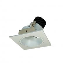 Nora NIO-4SD27XWW/10 - 4" Iolite LED Square Adjustable Reflector with Round Aperture, 1000lm / 14W, 2700K, White