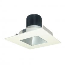 Nora NIO-4SNDSQ35XHW/10 - 4" Iolite LED Square Reflector with Square Aperture, 1000lm / 14W, 3500K, Haze Reflector / White