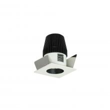 Nora NIOB-1SNG40XBW - 1" Iolite LED BWF Square Reflector with Round Aperture, 600lm, 4000K, Black Reflector with Round
