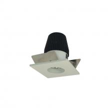 Nora NIOB-1SNG50XWW - 1" Iolite LED BWF Square Reflector with Round Aperture, 600lm, 5000K, White Reflector with Round