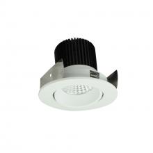 Nora NIOB-2RC50XMPW/10 - 2" Iolite LED Round Adjustable Cone Reflector, 1000lm / 14W, 5000K, Matte Powder White Reflector