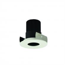 Nora NIOB-2RPH27XBMPW/10 - 2" Iolite LED Round Pinhole, 1000lm / 14W, 2700K, Black Pinhole / Matte Powder White Flange