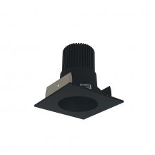 Nora NIOB-2SNDC40QBB - 2" Iolite LED Square Reflector with Round Aperture, 10-Degree Optic, 800lm / 12W, 4000K, Black