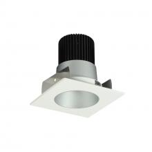Nora NIOB-2SNDC35XHW/10 - 2" Iolite LED Square Reflector with Round Aperture, 1000lm / 14W, 3500K, Haze Reflector / White