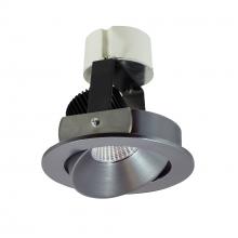 Nora NIR-4RC50XNN - 4" Iolite LED Round Adjustable Cone Retrofit, 800lm / 12W, 5000K, Natural Metal Reflector /