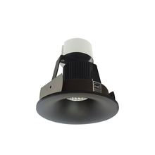 Nora NIR-4RNB30XBB/10 - 4" Iolite LED Round Bullnose Retrofit, 1000lm / 12W, 3000K, Black Finish