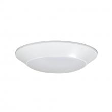 Nora NLOPAC-R4TWW - 4" AC Opal LED Surface Mount, 700lm / 10W, Selectable CCT, White finish