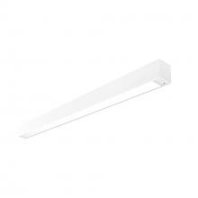Nora NLUD-4334W/OS - 4' L-Line LED Indirect/Direct Linear, 6152lm / Selectable CCT, White Finish, with Motion Sensor