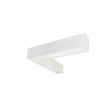 Nora NLUD-L334W/OS - "L" Shaped L-Line LED Indirect/Direct Linear, 3781lm / Selectable CCT, White Finish, with