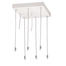 Nora NPDBL-PKW - Pendant Mounting Kit with Canopy for LED Back-Lit Panels, White