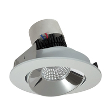 Nora NPR-4RC40XCMPW - 4" Pearl LED Round Adjustable Cone Retrofit, 1000lm / 12W, 4000K, Specular Clear Reflector /