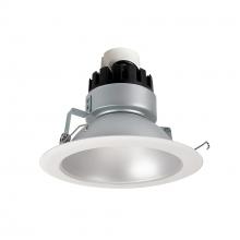 Nora NRMC3-61L130FHZW - 6" Marquise III Retrofit, Haze Reflector/White Flange, 120-277V; 0-10V Dimming, 1300lm / 12W,