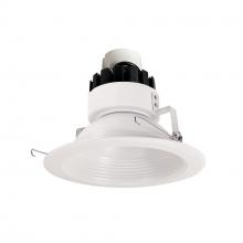 Nora NRMC3-62L130FWW - 6" Marquise III Retrofit, White Baffle/White Flange, 120-277V; 0-10V Dimming, 1300lm / 12W,