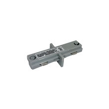 Nora NT-2310S - Straight Connector, 2 Circuit Track, Silver
