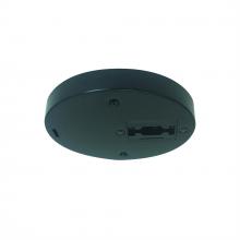 Nora NT-379B - Round Monopoint Canopy for Aiden Track Head (NTE-850), Black
