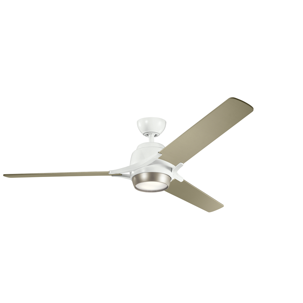 Zeus LED 60" Fan White