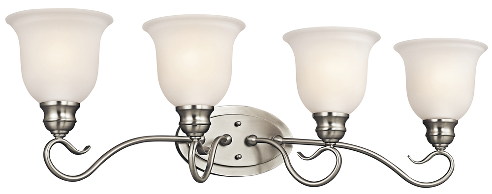 Tanglewood™ 4 Light Vanity Light Brushed Nickel