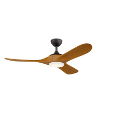 Kichler 310552AVI - 52 Inch Mylo Ceiling Fan with Satin Etch Cased Opal Glass in Anvil Iron with Honey Maple Wood Blades