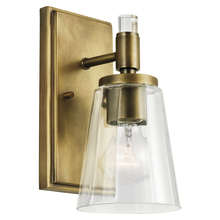 Kichler 45866NBR - Audrea™ 1 Light Wall Sconce Natural Brass