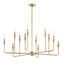 Kichler 52692CPZ - Chandelier 12Lt