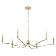 Kichler 52696CPZ - Chandelier 6Lt