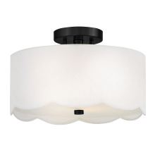 Lark 84381BK - Medium Semi-Flush Mount