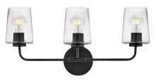 Lark 853453BK-CL - Medium Three Light Vanity